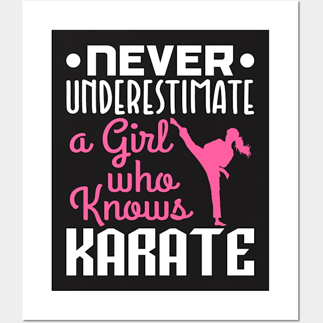 Karate Taekwondo Girl Shirt - Forget Princess Wall Art by redbarron